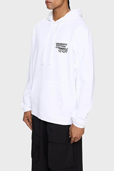 LES BENJAMINS Бавовняний Regular Fit з капюшоном і кишенями-кенгуру Світшот для чоловіків SWEAT LB24FWEAPMUHD