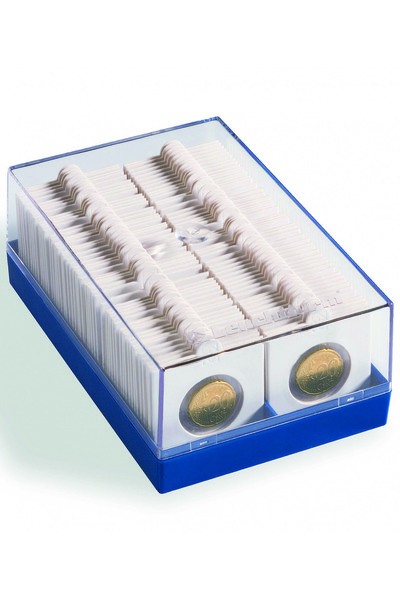 Leuchtturm Kendinden Yapışkanlı 100 Adet'lik Karton Madeni Para Kapaması Kutusu