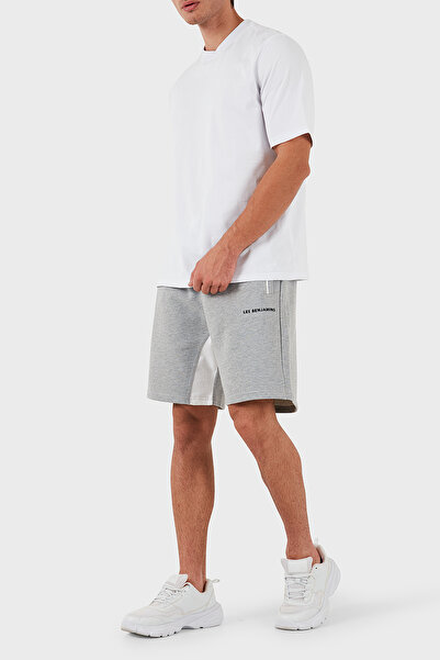 LES BENJAMINS Βαμβακερό λογότυπο Regular Fit Κοντό Ανδρικό ΚΟΝΤΟ LB24SSCLAMUSO