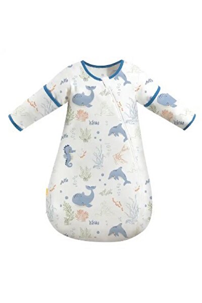 naynes حقيبة نوم صيفية للأطفال الرضع، 100% قطن عضوي، سحاب مزدوج الجوانب، 0.5 TOG