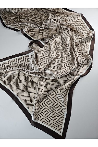 Webinay Home F Pattern Silk Voile Shawl Νέας σεζόν Κορυφαίας ποιότητας που δεν ολισθάει
