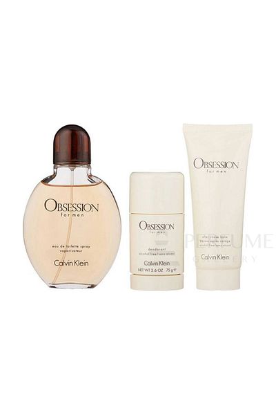 Calvin Klein Obsession Eau de Toilette 3 Pcs Gift Set for Men