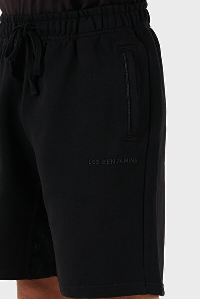 LES BENJAMINS Βαμβακερό λογότυπο Regular Fit Κοντό Ανδρικό ΚΟΝΤΟ LB24SSCLAMUSO