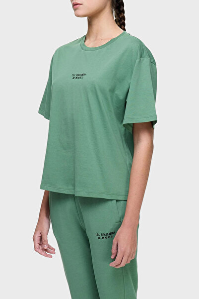 LES BENJAMINS Front and Back Printed 100% Cotton Boxy Fit t Shirt t Shirt Lb25Ssunlfuts