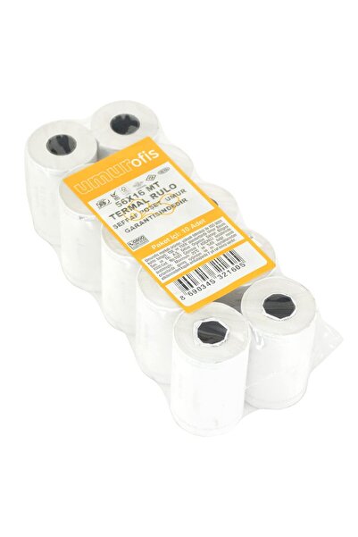 kavacıkofis Umur Pos Rulosu 56 Mm X 16 M 48 Gram, 10 Adet Umur Ürünü Gönderilir.