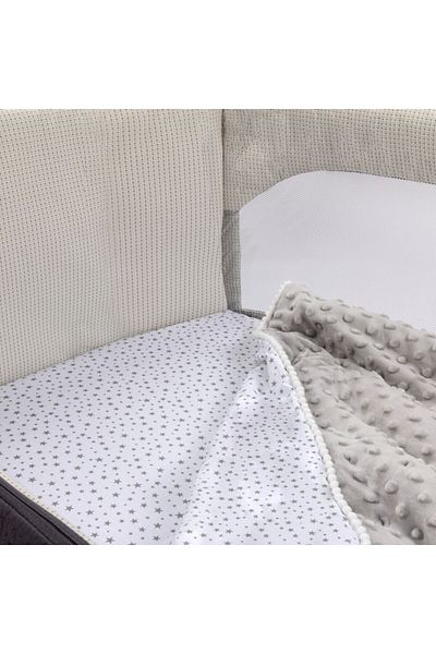 Nini Baby 3-Piece Bassinet Bedding Set, Soft Cotton, Fits Bassinet Up to 50x80 cm, Sweet Dreams