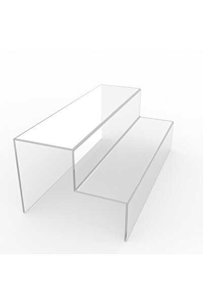 Trend Pleksi 2-spratni stalak za merdevine (proziran, 30 cm)