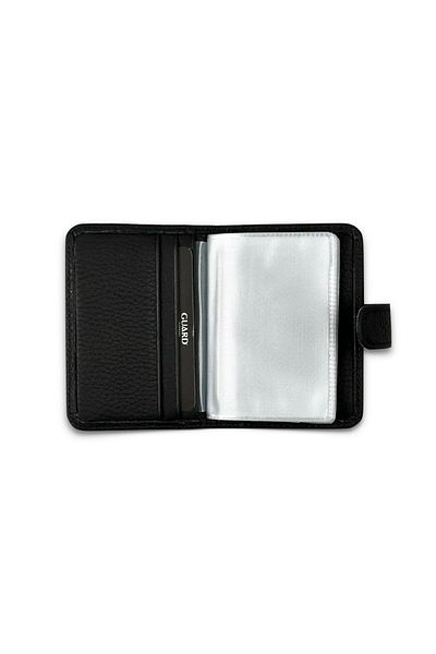 GUARD Hand Portfolio Genuine Leather Black Leather 1385
