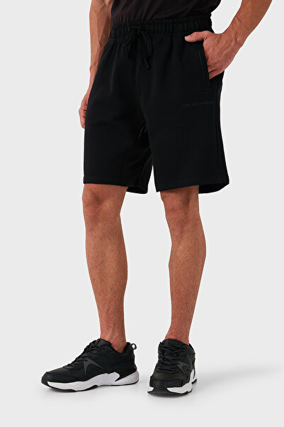 LES BENJAMINS Βαμβακερό λογότυπο Regular Fit Κοντό Ανδρικό ΚΟΝΤΟ LB24SSCLAMUSO