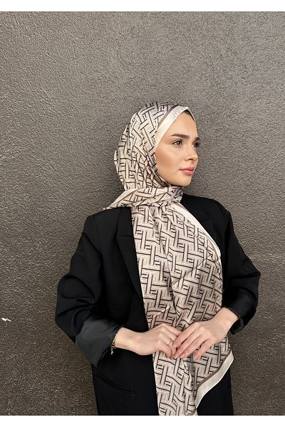 Webinay Home F Pattern Silk Voile Shawl New Season Top Quality Does Not Slip