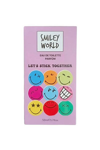 SMILEY WORLD Fun Skin Care with Licensed Children's Perfume 50ml & Smiley Patterned Face Mask