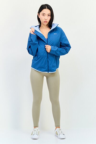 hoka Women Sportswear Fit Long Sleeves Running Jacket, Dark Blue