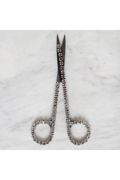 Loren Crafts Loren Promise and Engagement Scissors with Stones - Gold