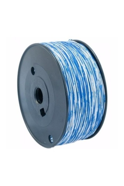 Telsan 2X0,50 MM ZİL TELİ KALAYLI MAVİ/BEYAZ 10 METRE TOP