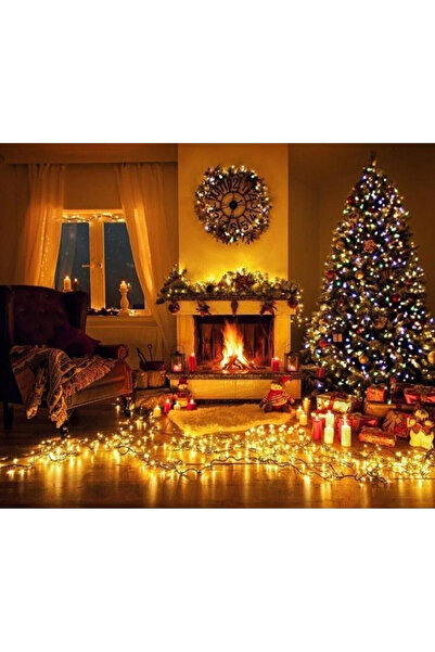 Coverzone 10 Metre 100'lü Led Solar Enerjili Işık Bahçe Işıklandırmak Lamba G...