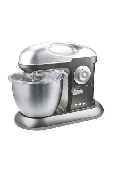 Nikai Kitchen Machine With Stainless Steel Bowl And Mixer Beater/Egg Whisk/Mixing Bowl 6.5 L 1000 W NSM650
