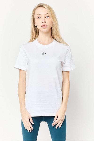 adidas Women Sportswear Fit Short Sleeve Training T-Shirt, White