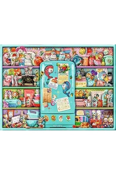 RAVENSBURGER لغز المطبخ الملون من موداليست 500p Puz نمط جديد 1037685