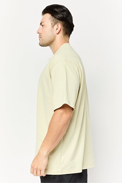 New Balance Men Sportswear Fit Short Sleeve Outdoor T Shirt, Khaki