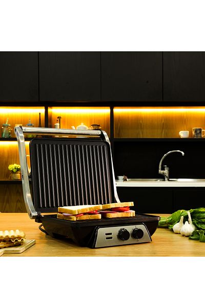 Olsenmark 2000w Super Jumbo Grill Sandwich Maker - Omgm2441, Non-stick Coated Plates Grill Maker