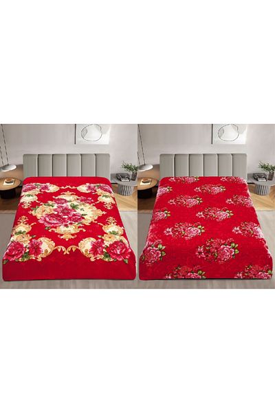 smart home Luxury winter blanket, double-sided system, single size, weight 3 kg - size 220 x 160 cm