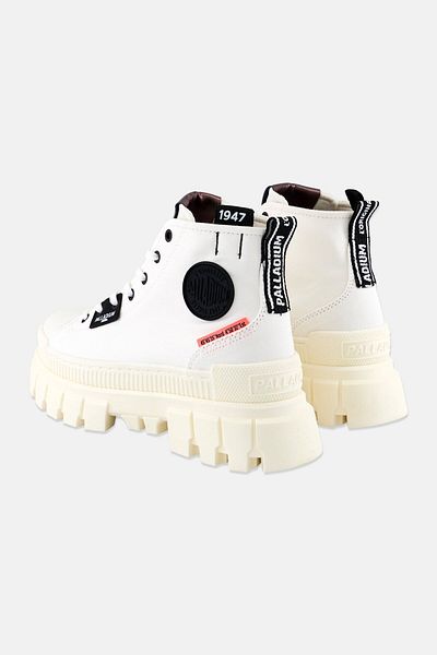 Palladium Women Medium Revolt Hi Tx Lace Up Ankle Boots, White