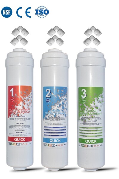 Closed Case Water Purifier Filter Inline 6 Months New System Filter Set