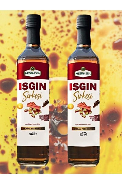 aleyna baharat Işkın Sirkesi 2 ADET * 500 ml Işkın Otu Sirkesi Işgın