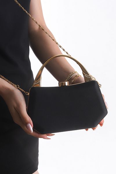 GUİZA Evening Dress Bag Special Design Case Crystal Stone Chain and Armlet Evening Dress Bag