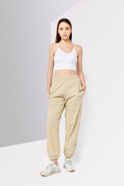adidas by Stella McCartney Women Sportswear Fit Brand Logo Training Sweatpants, Khaki