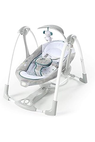 Ingenuity 2'si 1 Arada Katlanabilir Bebek Salıncağı Ve Oturağı, Titreşimli, Otomatik Salıncak ve Melodili