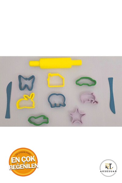 Genel Markalar Oyun Hamuru Kalıbı Seti: Yaratıcı Küçük Şekiller, Çocuklar İçin Eğlenceli Aktivite