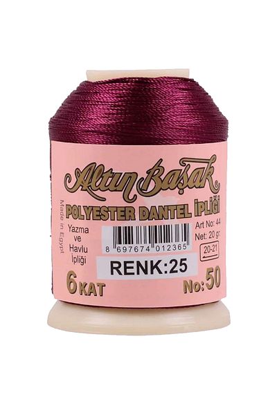 Rasanet Altınbaşak Needlework and Lace Thread 20 Gr - Royaleks - No: 025