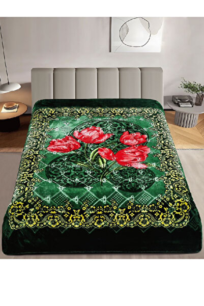 smart home Luxury Winter Blanket for Two People - Soft, Patterned, Two-Layer Blanket - Weight 4 kg - Size 200 x 230 cm