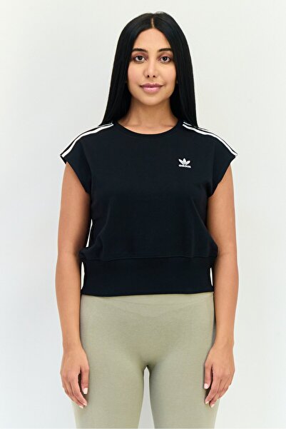 adidas Women Sportswear Fit Cap Sleeve Outdoor Top, Black