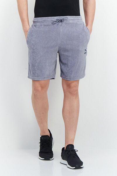Puma Men Sportswear Fit Brand Logo Training Shorts, Grey