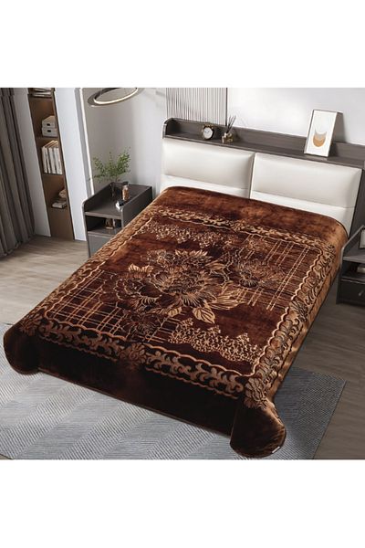 smart home Luxury winter blanket, double-sided system, single size, weight 3 kg - size 220 x 160 cm