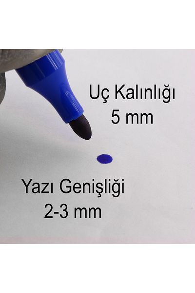 NZB Waterproof Lasting No Dead End Parcel Pen Marking Marking Blue Pen Metal Glass Sack Foil