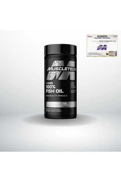 MUSCLETECH , Platinum 100% Omega 3 (Fish Oil) 100 Gel Capsules