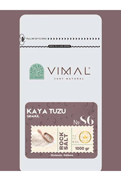 VIMAL Kaya Tuzu Granül 1000 gr ( %100 Doğal Ve Katkısız )