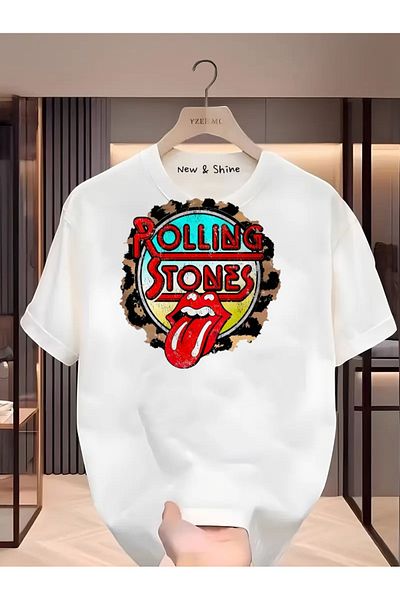 New Shine Μπλουζάκι με στάμπα Rolling Stones
