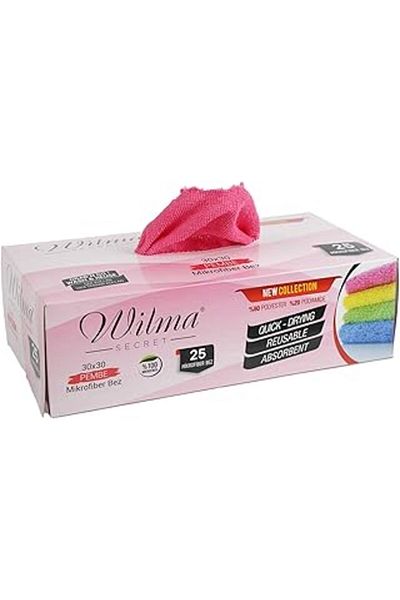 feifei Product Name: Wilma Secret Microfiber Cleaning Cloth Boxed 25 Pieces – Reusable Microfiber
