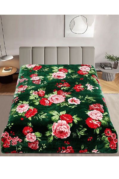 smart home Luxury Winter Blanket for Two People - Soft, Patterned, Two-Layer Blanket - Weight 4 kg - Size 200 x 230 cm