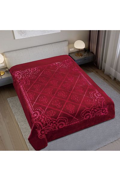 smart home Luxury winter blanket, double-sided system, single size, weight 3 kg - size 220 x 160 cm