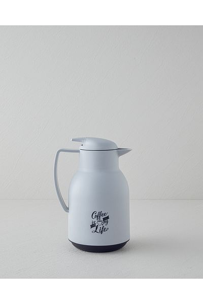 English Home Good Mood Leora Pp – Glass Thermos 1L Gray