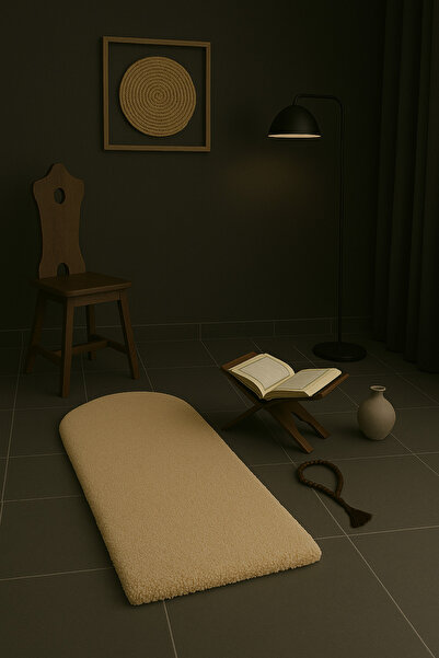 SOFT DECOR Decor Soft Dekoratif Yumuşak Kaymaz Taban Seccade Namazlık 60x120