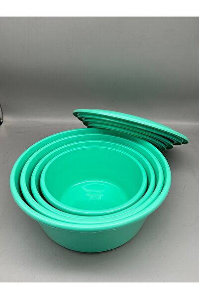 Tuba 4-Piece Covered Basin Set Badya 1St Quality Food Safe