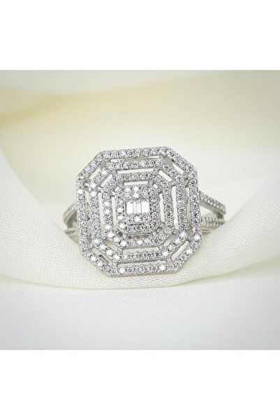 Mia Vento Effective Diamond Baget Efsanesi Gümüş Yüzük