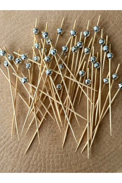 The Party Hub Dekoratif Parti Yemek Pasta Kürdan Disko Topu Temalı 50 adet