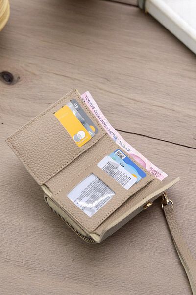 HFKY Zippered Mini Bag Size Wallet. Wallet Ry1004